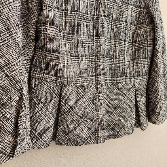 Banana Republic Black & White‎ Tweed Jacket/Blazer Size 8 - Picture 3 of 13